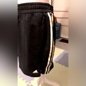 adidas Black Skirt with White Stripes